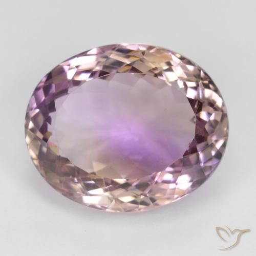 17.30ct Natural bicolor Ametrina, oval, VS