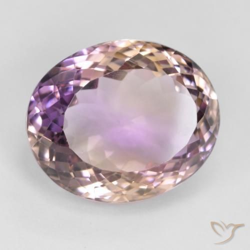 Ametrina bicolor Natural 17.30ct, oval, VS