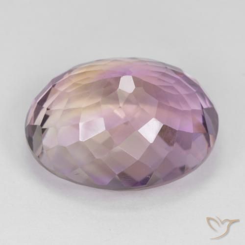 Ametrina bicolor Natural 17.30ct, oval, VS