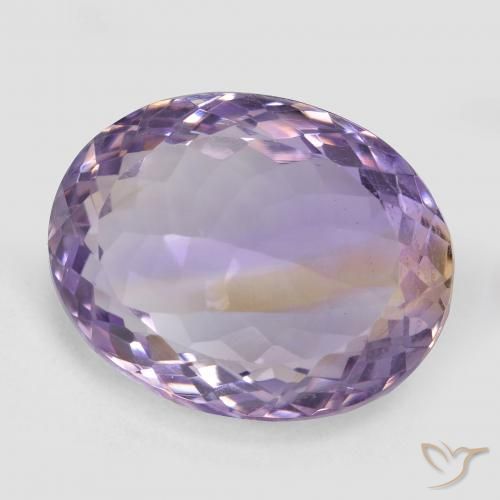 Ametrina bicolor Natural 23.95ct, oval, VS