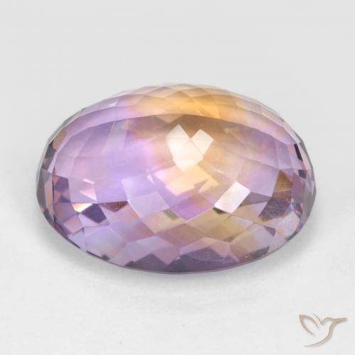 Ametrina bicolor Natural 21.36ct, oval, VVS-VS