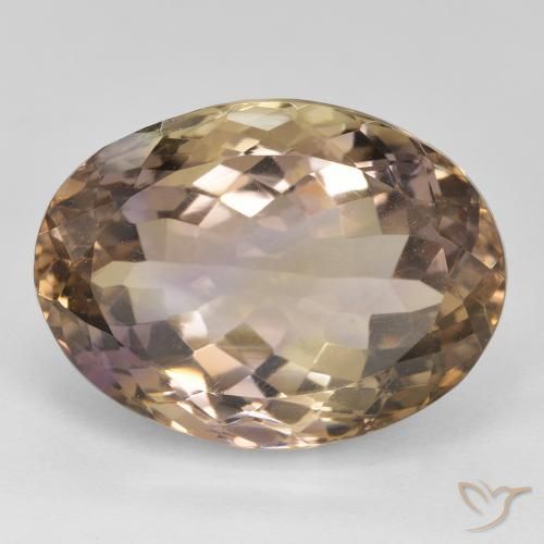 20.00ct Natural bicolor Ametrina, oval, VS