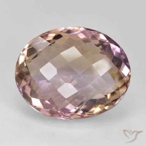 19.95ct Natural bicolor Ametrina, oval, VVS-VS