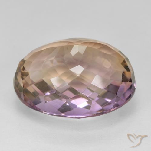 Ametrina bicolor Natural 19.95ct, oval, VVS-VS