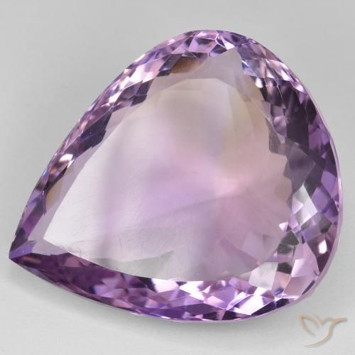 Ametrina bicolor Natural 33.36ct, Formato de pêra, VVS-VS