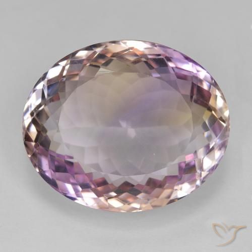 25.74ct Natural bicolor Ametrina, oval, VVS-VS