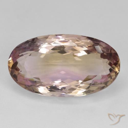 19.81ct Natural bicolor Ametrina, oval, VVS-VS
