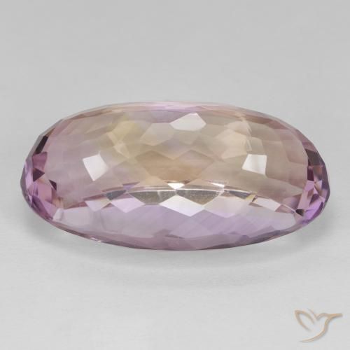 Ametrina bicolor Natural 19.81ct, oval, VVS-VS