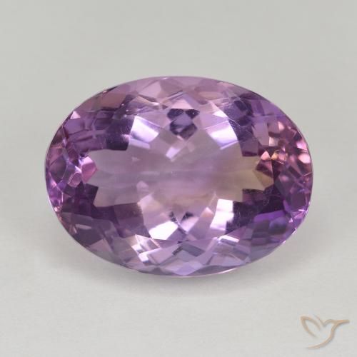 Ametrino bicolor natural 14,62ct, corte oval, VVS-VS
