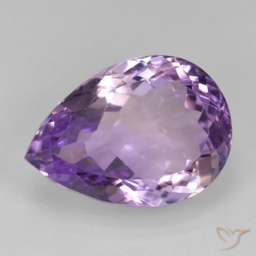 19.30ct Natural bicolor Ametrina, Formato de pêra, VVS-VS