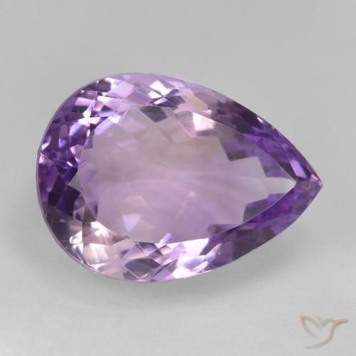 Ametrina bicolor Natural 19.30ct, Formato de pêra, VVS-VS