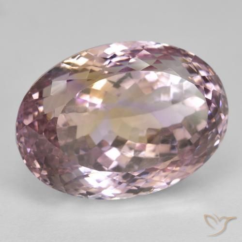 Ametrina bicolor Natural 27.56ct, oval, VVS-VS