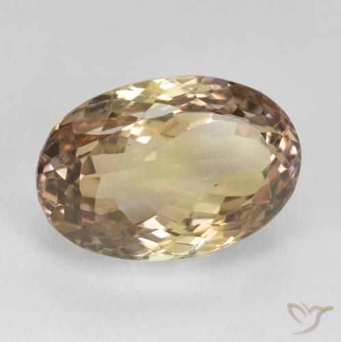 Ametrina bicolor Natural 14.06ct, oval, VS