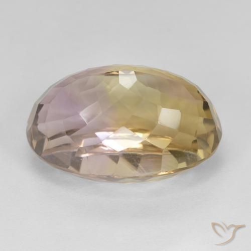 Ametrina bicolor Natural 14.06ct, oval, VS