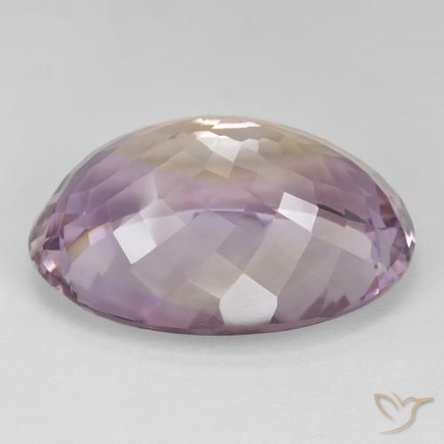 Ametrina bicolor Natural 24.19ct, oval, VS