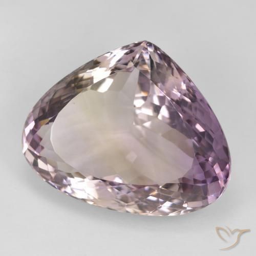 Ametrina bicolor Natural 25.90ct, Formato de pêra, VVS-VS