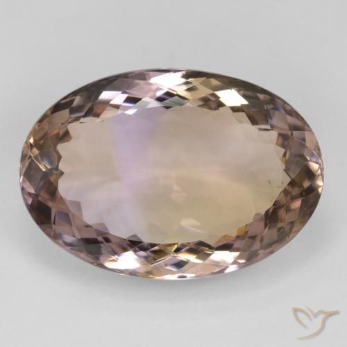 24.83ct Natural bicolor Ametrina, oval, VS