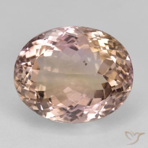 22.23ct Natural bicolor Ametrina, oval, VS