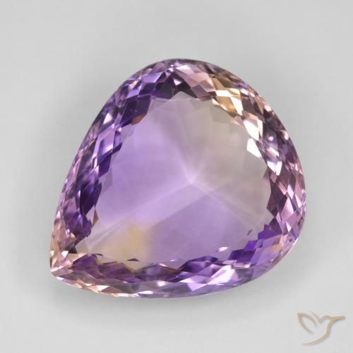23.59ct Natural bicolor Ametrina, Formato de pêra, VS