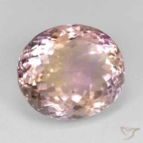 Ametrina bicolor Natural 18.70ct, oval, VS