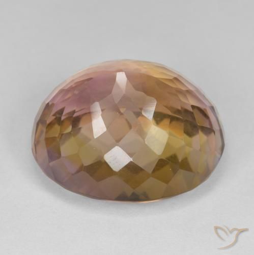 Ametrina bicolor Natural 18.70ct, oval, VS