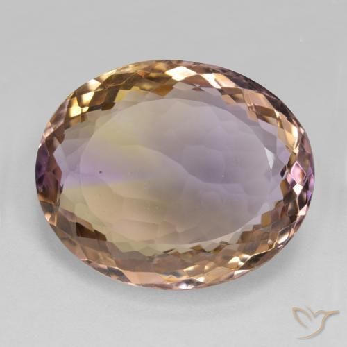 22.41ct Natural bicolor Ametrina, oval, VS