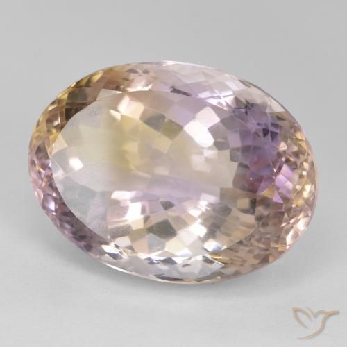 Ametrina bicolor Natural 26.19ct, oval, VS