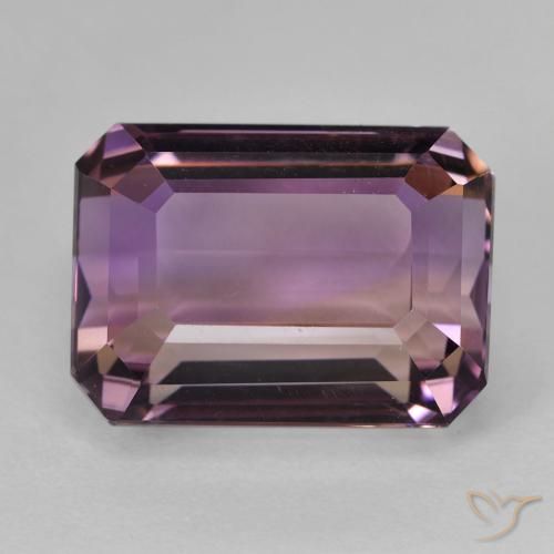 9.78ct Natural bicolor Ametrina, Corte Esmeralda, VVS-VS