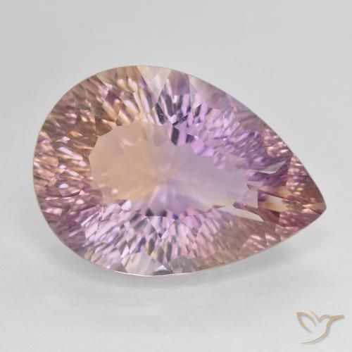 13.95ct Natural bicolor Ametrina, Formato de pêra, VVS