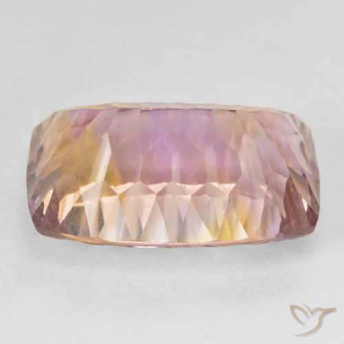 Ametrina bicolor Natural 19.18ct, Almofada, VVS