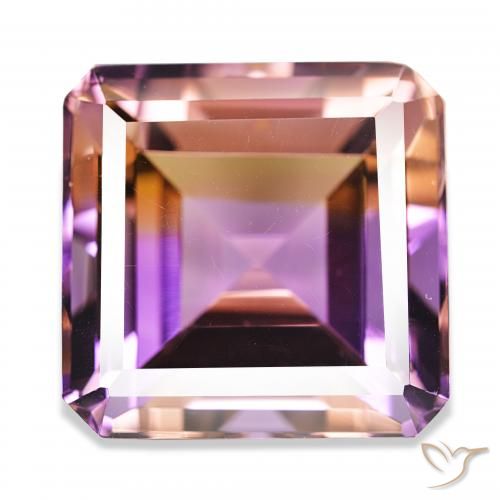 33.16ct bicolor Ametrina, Corte Esmeralda, IF