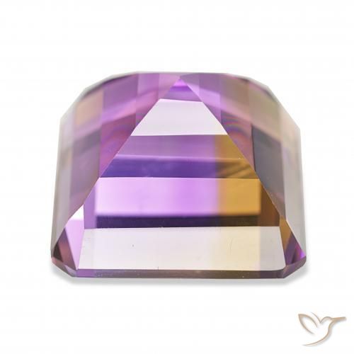 Ametrina bicolor Natural 33.16ct, Corte Octógono / Esmeralda, IF