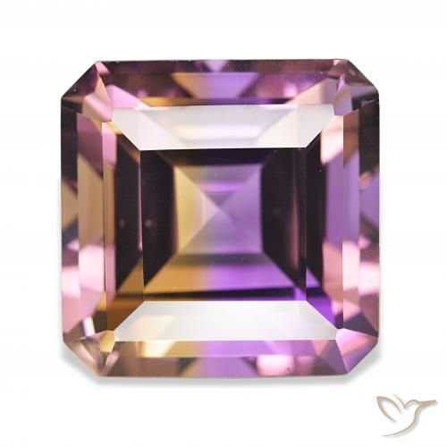 23.16ct bicolor Ametrina, Corte Esmeralda, IF