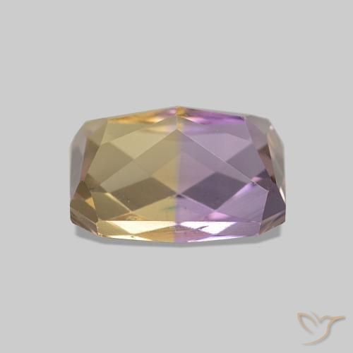 Ametrina bicolor Natural 1.64ct, Corte Octógono / Esmeralda, VS