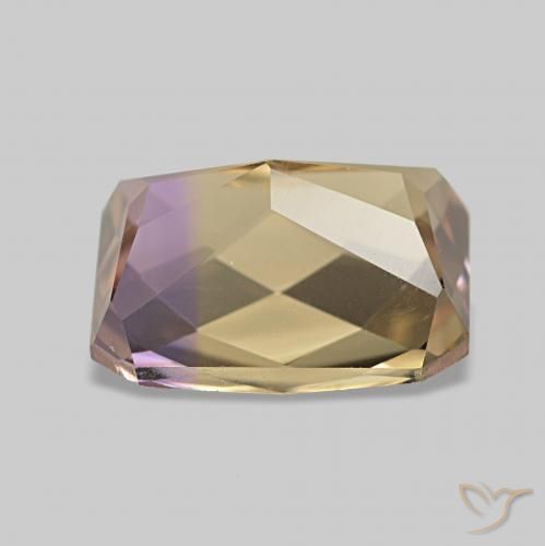 Ametrina bicolor Natural 2.29ct, Corte Octógono / Esmeralda, VVS