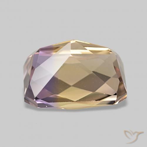 Ametrina bicolor Natural 2.47ct, Corte Octógono / Esmeralda, VVS