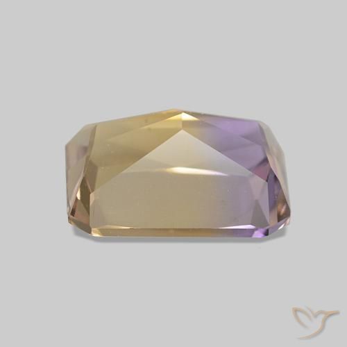Ametrina bicolor Natural 1.96ct, Corte Esmeralda, VVS