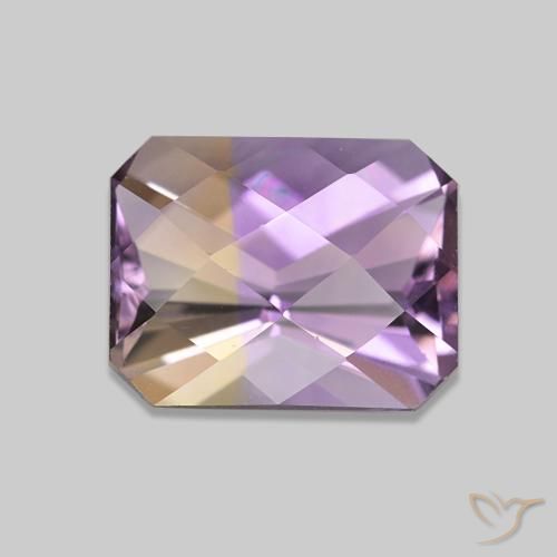 2.34ct bicolor Ametrina, Corte Esmeralda, VVS