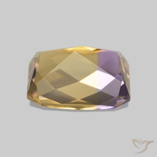 Ametrina bicolor Natural 2.96ct, Corte Octógono / Esmeralda, VVS