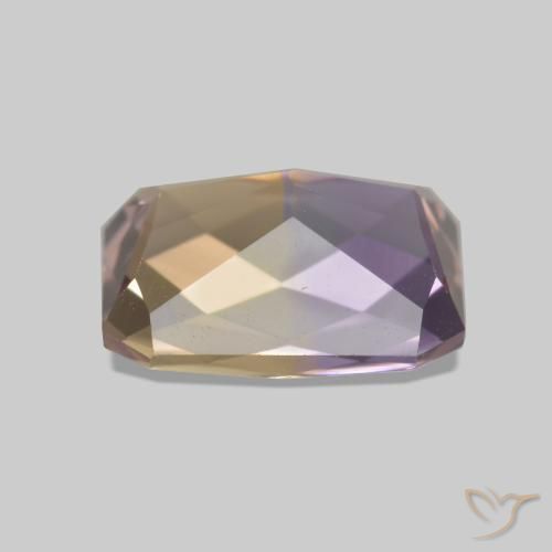 Ametrina bicolor Natural 2.80ct, Corte Octógono / Esmeralda, VVS