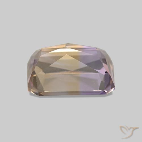 Ametrina bicolor Natural 2.13ct, Corte Octógono / Esmeralda, VVS