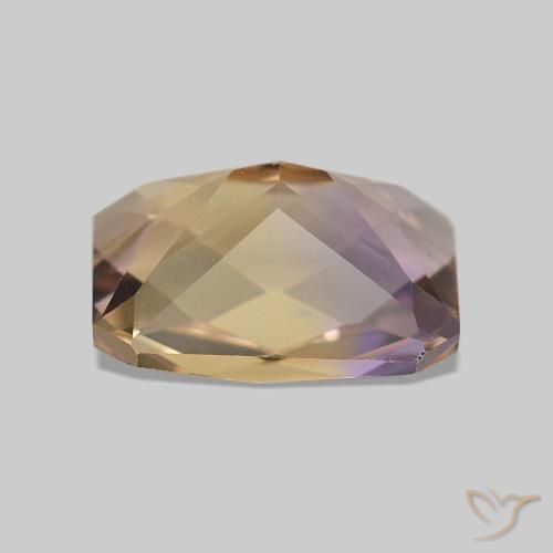 Ametrina bicolor Natural 2.15ct, Corte Octógono / Esmeralda, VVS-VS