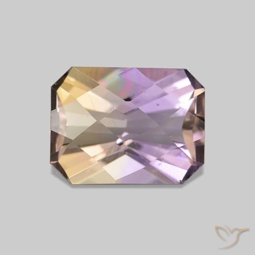 1.55ct bicolor Ametrina, Corte Esmeralda, VVS-VS