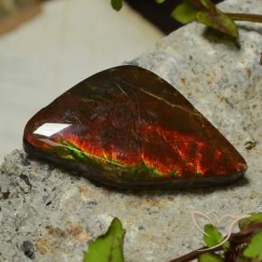amolita Multicolorido Natural 17.03ct, Chique, Opaco
