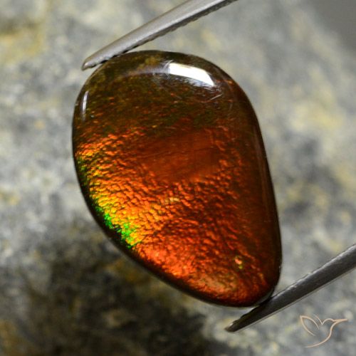 10.57ct Natural Multicolorido amolita, Chique, Opaco
