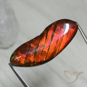 amolita Multicolorido Natural 15.54ct, Chique, Opaco