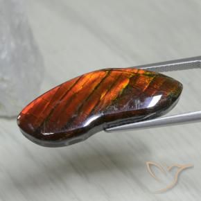 amolita Multicolorido Natural 15.54ct, Chique, Opaco