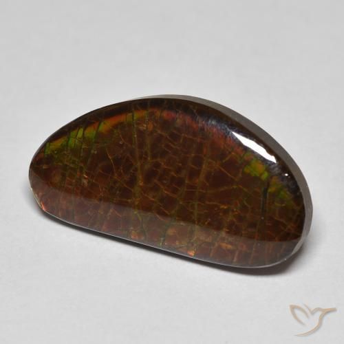 amolita Multicolorido Natural 8.23ct, Chique, Opaco
