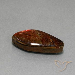 amolita Multicolorido Natural 11.37ct, Chique, Opaco