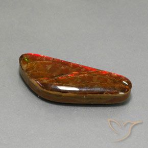 amolita Multicolorido Natural 17.60ct, Chique, Opaco
